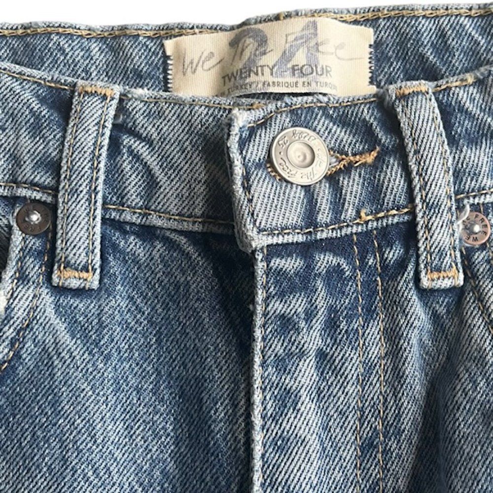 Free Free People High-Waist Lita Distressed Jeans NWT - Picture 9 of 11